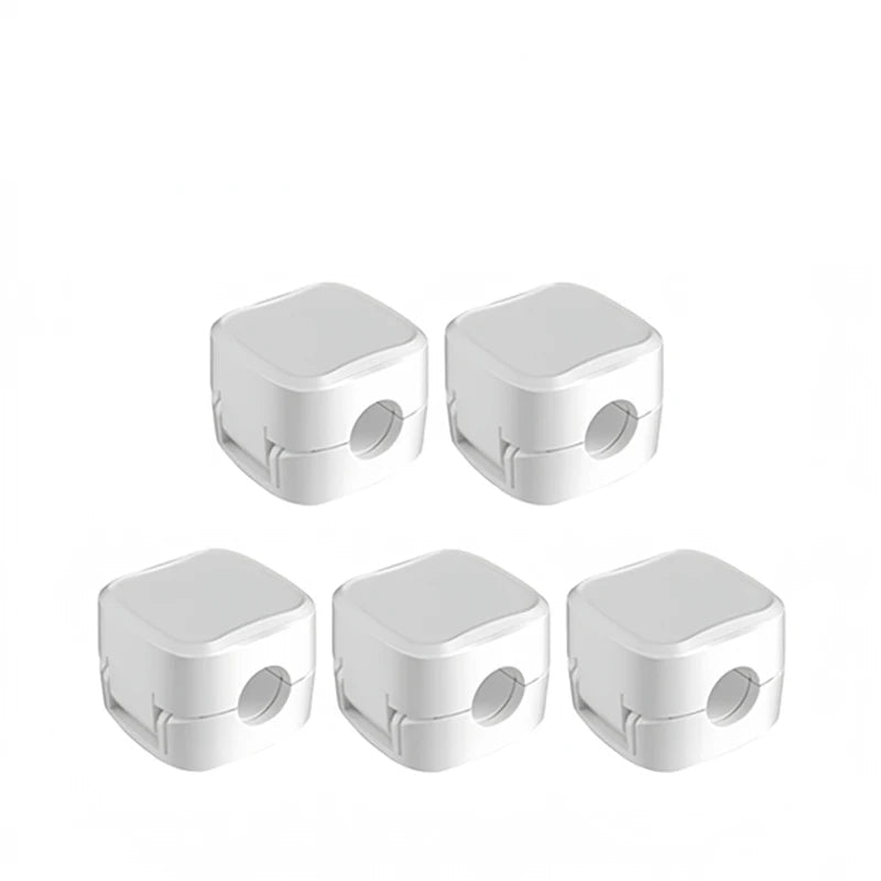 ​Magnetic Cable Clips Adjustable Cord Holder | Adhesive under Desk Mgmt Organizer for Home Office Car Wall Desktop Nightstand​​